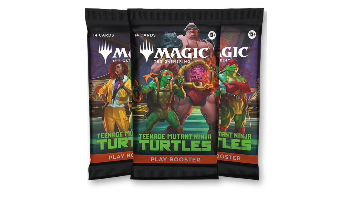 Teenage Mutant Ninja Turtles Booster Packs Magic The Gathering(3 Packs)