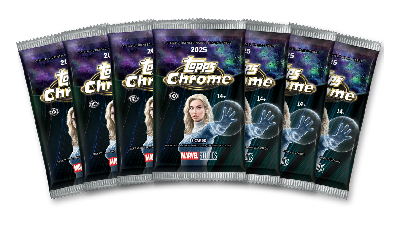 2025 Topps Marvel Studios Chrome (7 packs)