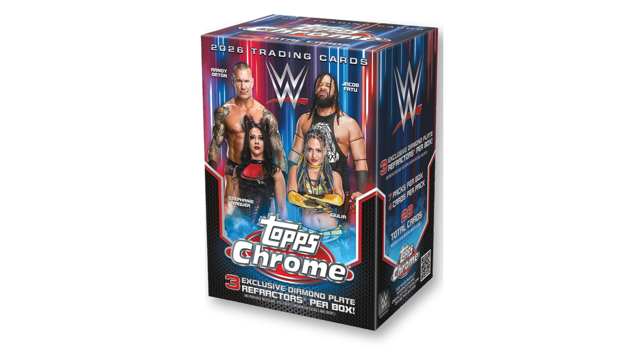WWE 2026 Topps Chrome Wrestling Blast Box