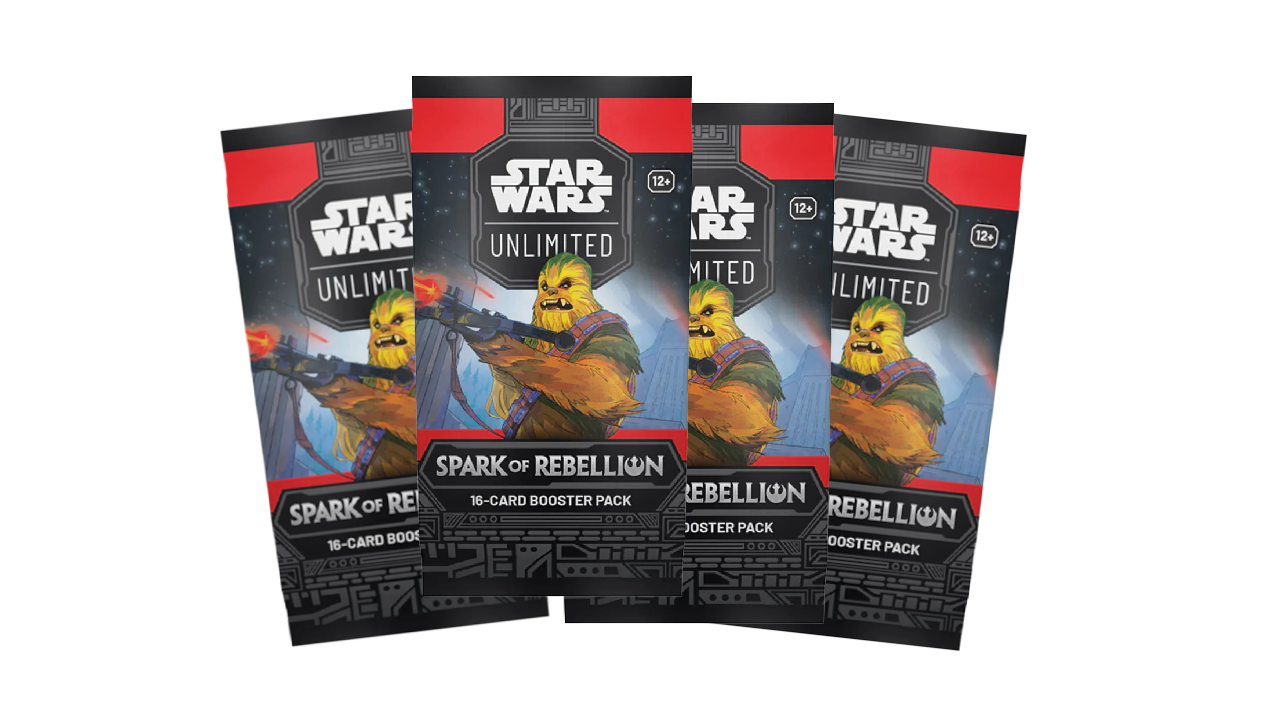 star wars Spark of Rebellion - Booster Pack (4 packs)