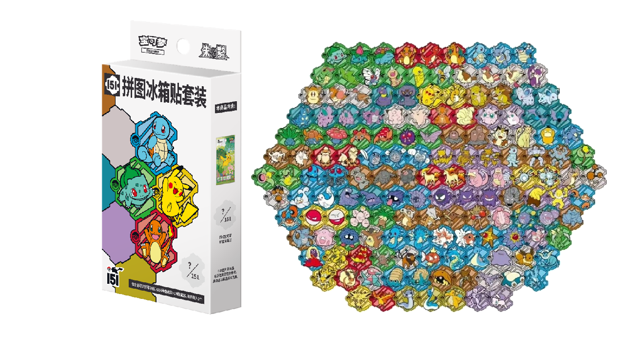 151 Fridge Magnet Puzzle Box