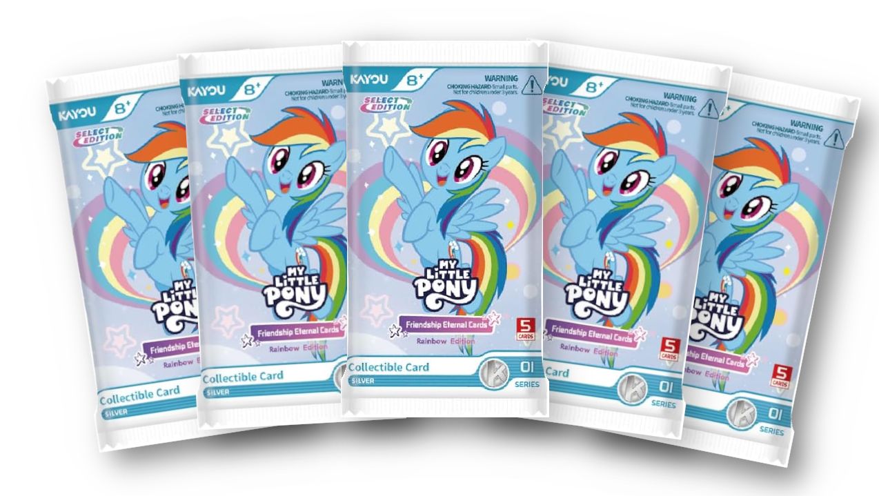 My Little Pony Friendship Eternal Cards, Rainbow Edition (5 Packs)