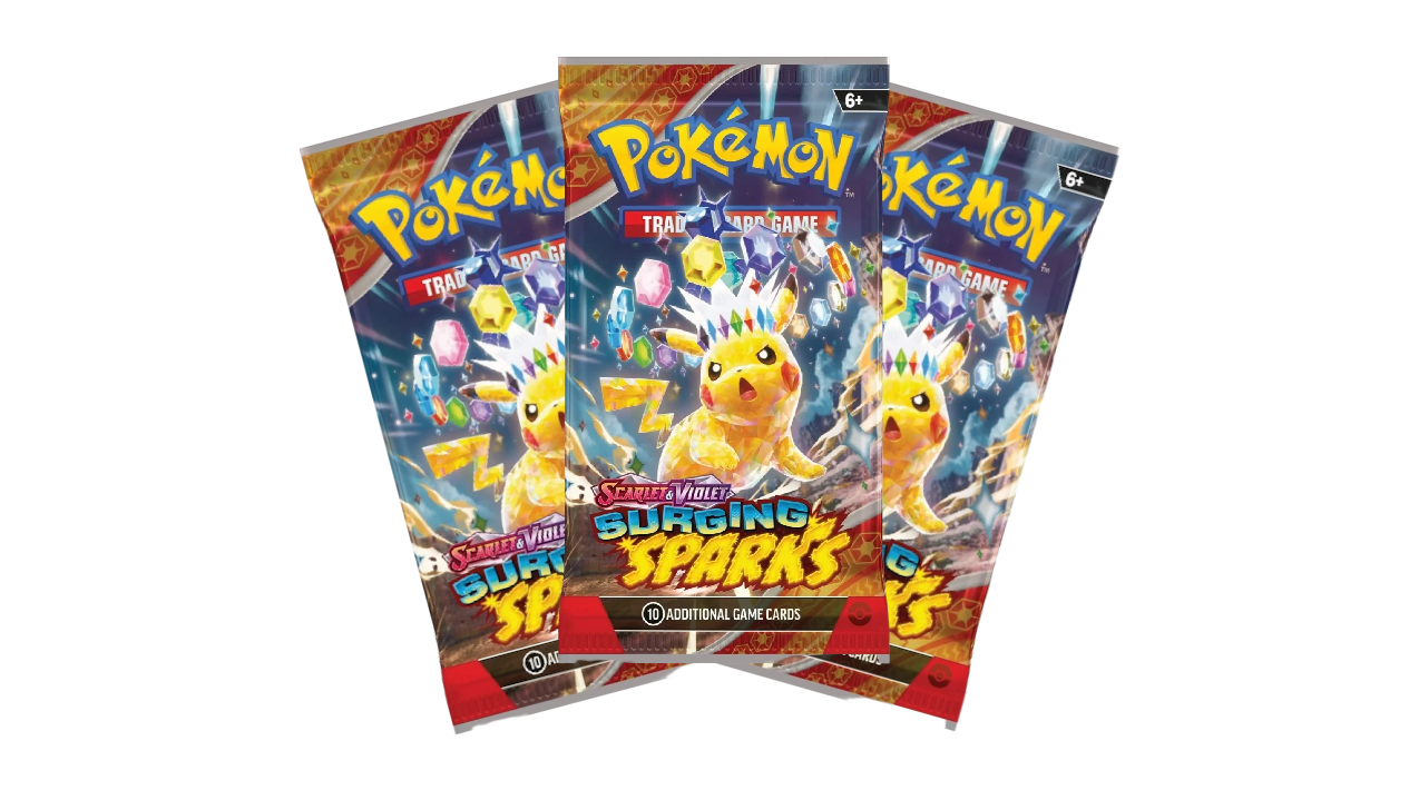 Surging Sparks 3 Booster Packs