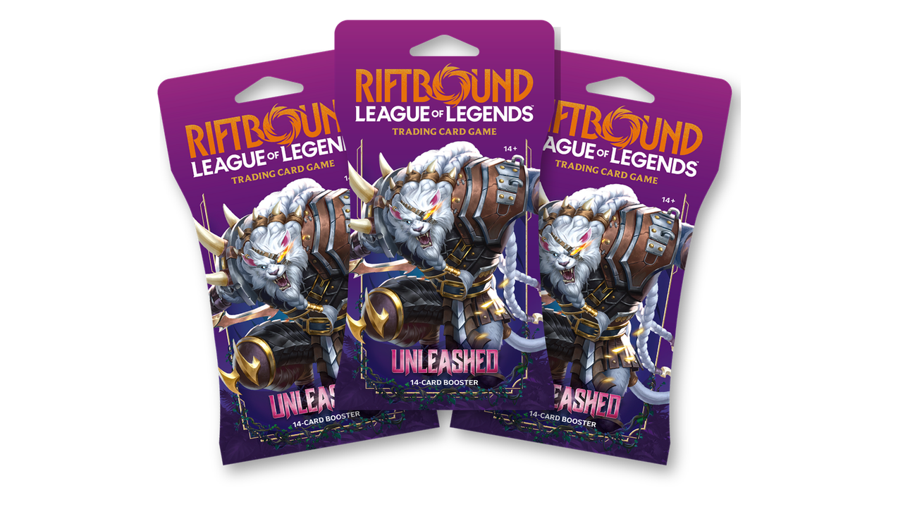 Riftbound Unleashed Booster Pack (3 Packs)