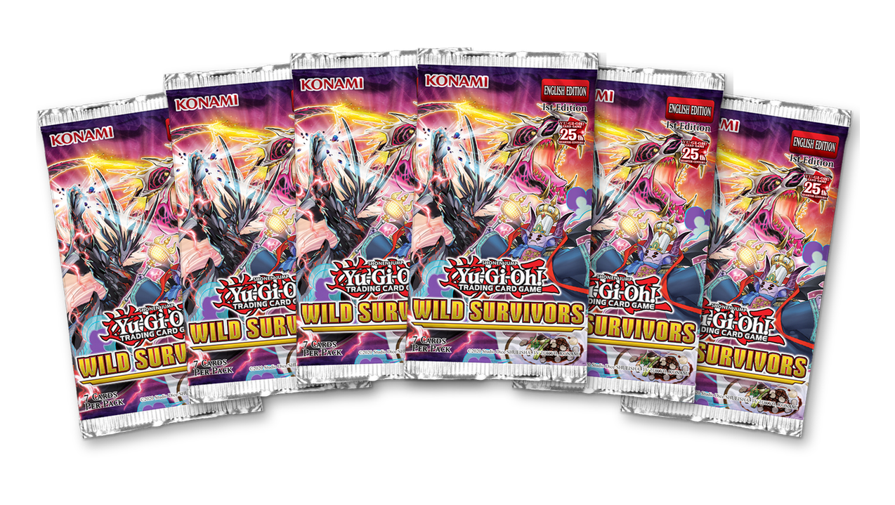 Yu-Gi-Oh Wild Survivors Booster Packs [1st Edition] (6 Packs)